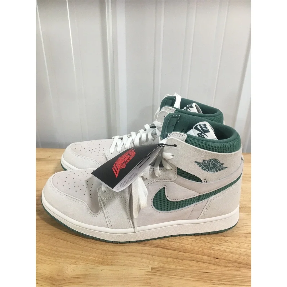 JORDAN MEN'S 1 ZOOM AIR CMFT2 DV1307 130 SUMMIT WHITE BICOASTAL SHOES Size 11.5